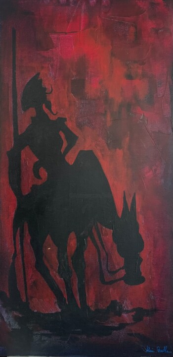 DON QUICHOTTE 绘画, 23.6x11.8 in