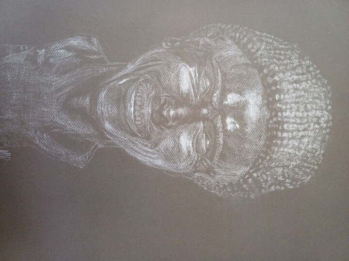 Homme heureux 图画, 15.8x11.8 in