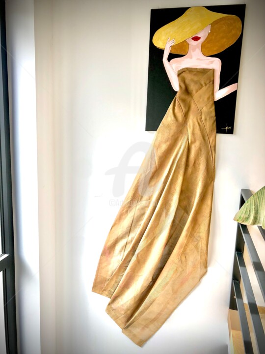 Dress dorée 纺织艺术, 86.6x19.7 in