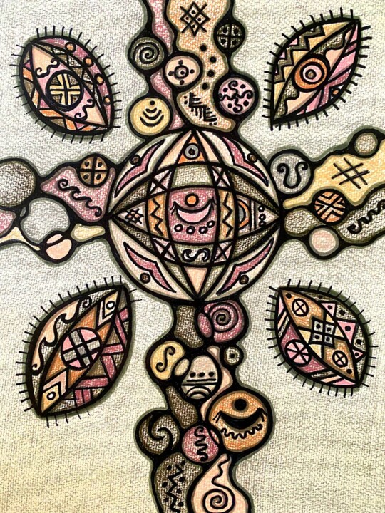 Uniting matter and spirit 绘画, 11.8x8.6 in
