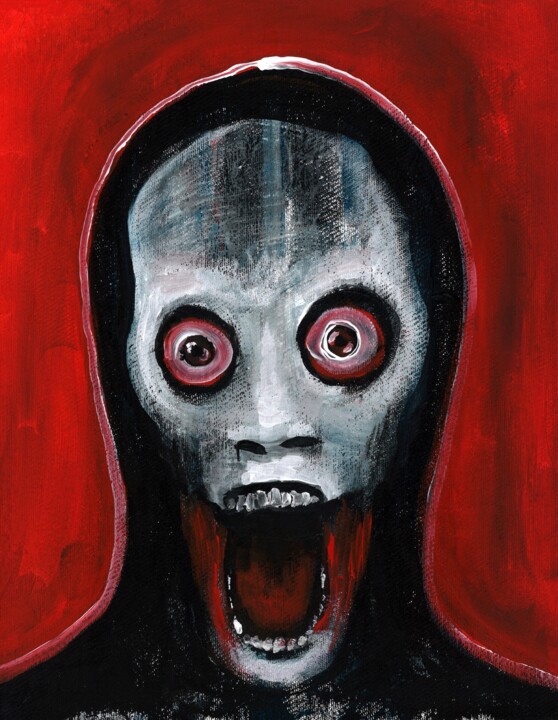 제목이 "Creepy"인 미술작품 Vaxo Lang로, 원작, 아크릴