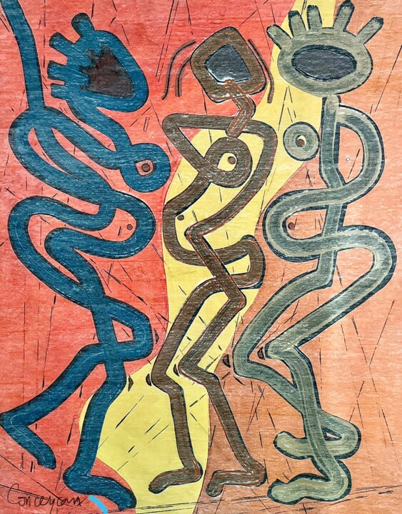 绘画,  45.7x35 in 