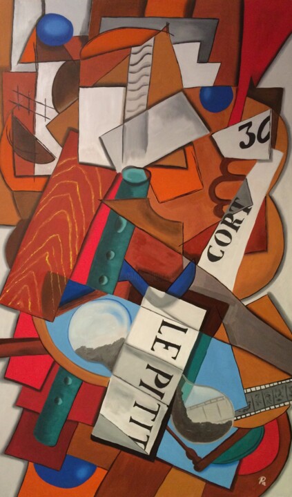IL FISCHIO NEL TEMPO 绘画, 39.4x23.6 in