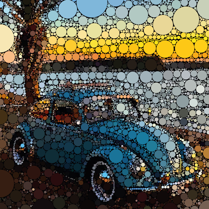 At sunset 绘画, 31.5x31.5 in