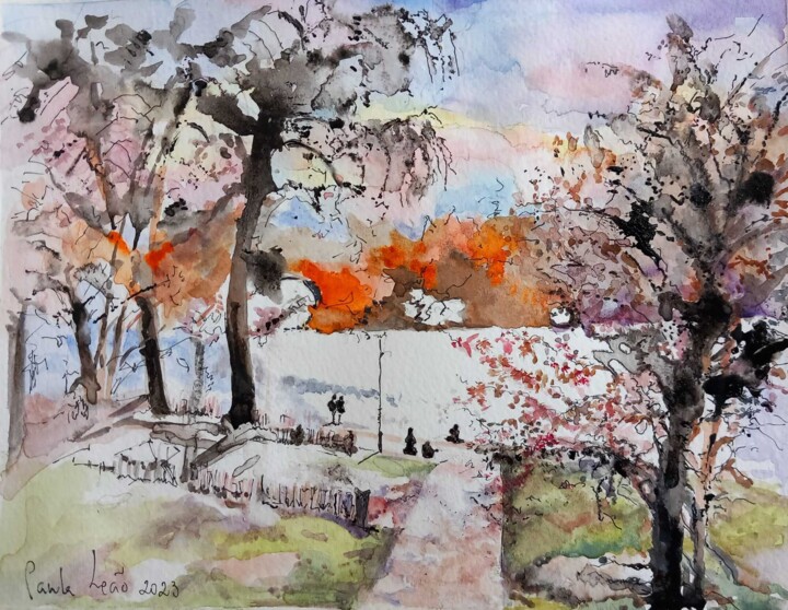La Daurade à Toulouse 绘画, 7.5x9.5 in
