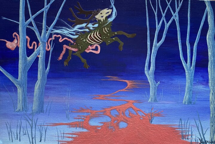 绘画,  7.1x9.5 in 