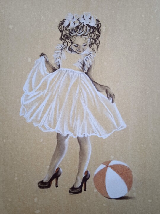 Little fashion-girl 图画, 19.7x15.8 in
