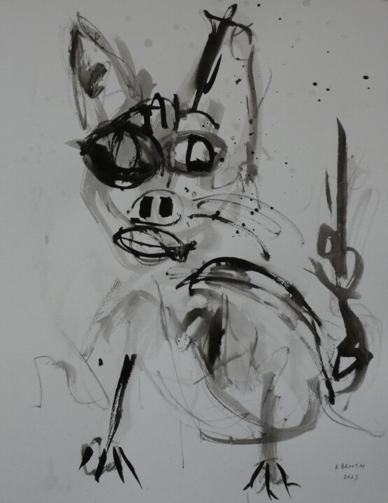 Octobre 2023 绘画, 25.6x19.7 in