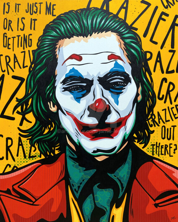 Joker 绘画, 39.4x31.5 in