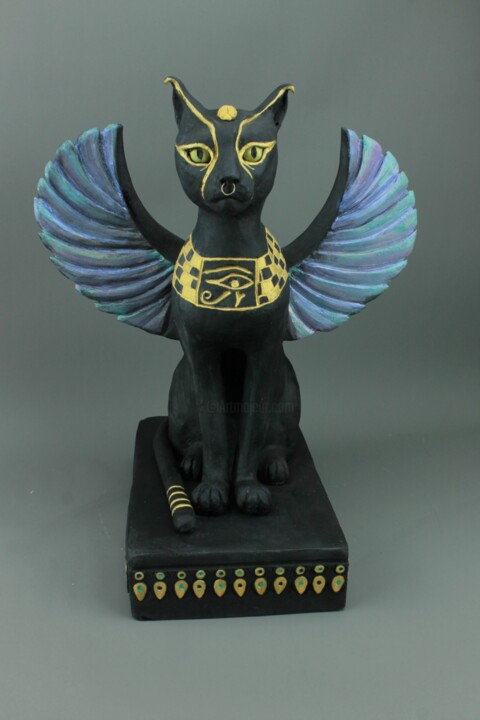 Bastet 雕塑, 17.3x11.8 in