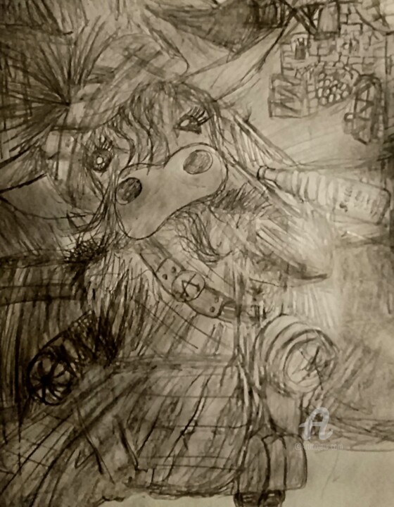 图画,  11.8x7.9 in 