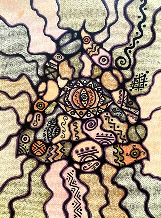 Journey to the mountain 绘画, 11.8x8.6 in