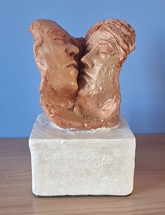 Il bacio 雕塑, 9.5x5.5 in