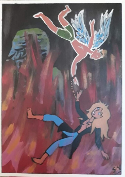 La chaîne 绘画, 23.6x17.7 in
