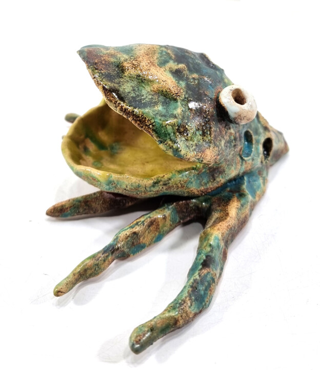 FROG XXVI 雕塑, 3.9x8.3 in
