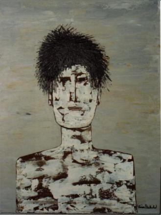Peinture intitulée "Être absent, c'est…" par Thérèse Dulude, Œuvre d'art originale