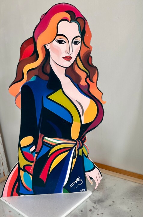Alcorart buste femme 006151023 Digitale Kunst, 15,8x11,8 in