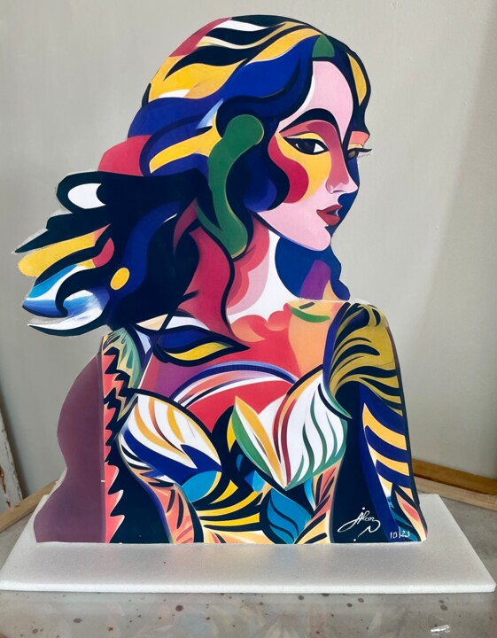 Alcorart buste femme 007151023 Digital Arts, 19.3x15.8 in