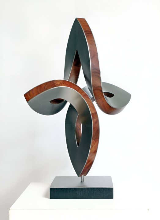 vertikale Begegnung 雕塑, 17.3x12.2 in