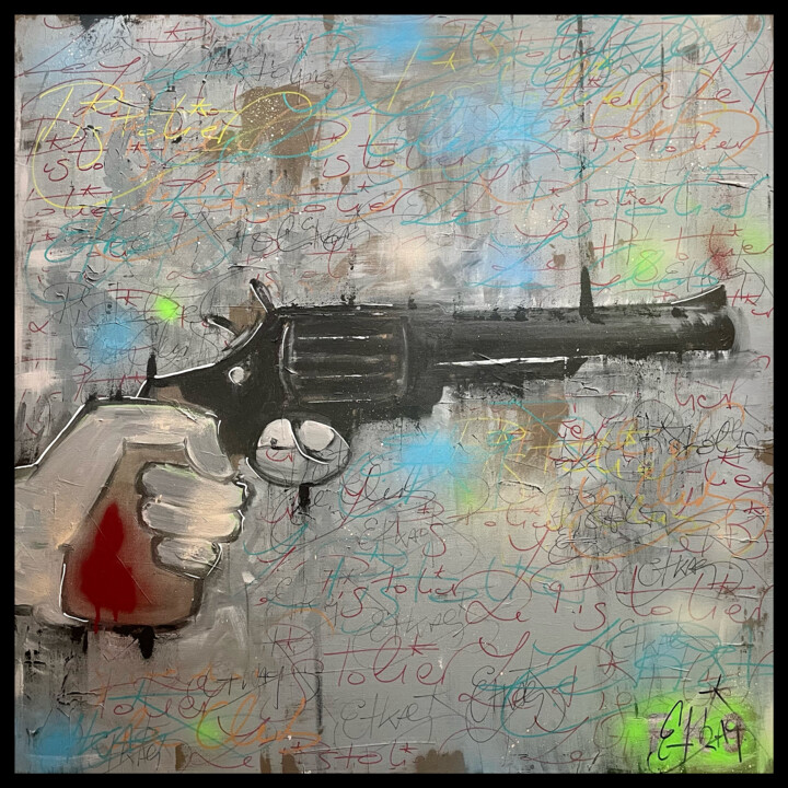 Stay cool 1 绘画, 39.4x39.4 in