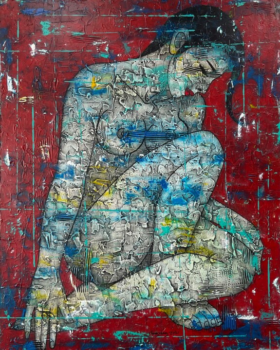 Poésie d’été 绘画, 36.2x28.7 in