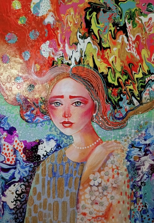 绘画,  27.6x19.7 in 