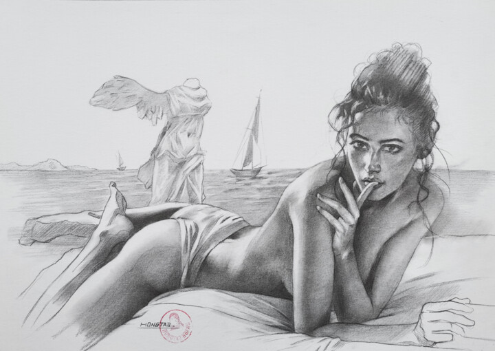 图画,  7.5x10.6 in 