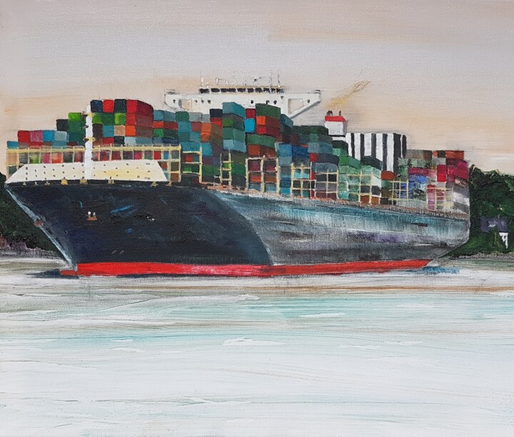 No passengers 绘画, 15.8x19.7 in