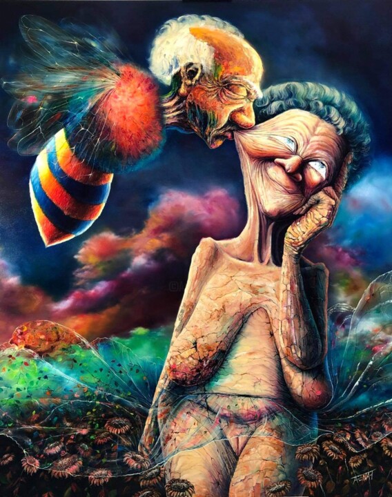 绘画,  60x48 in 