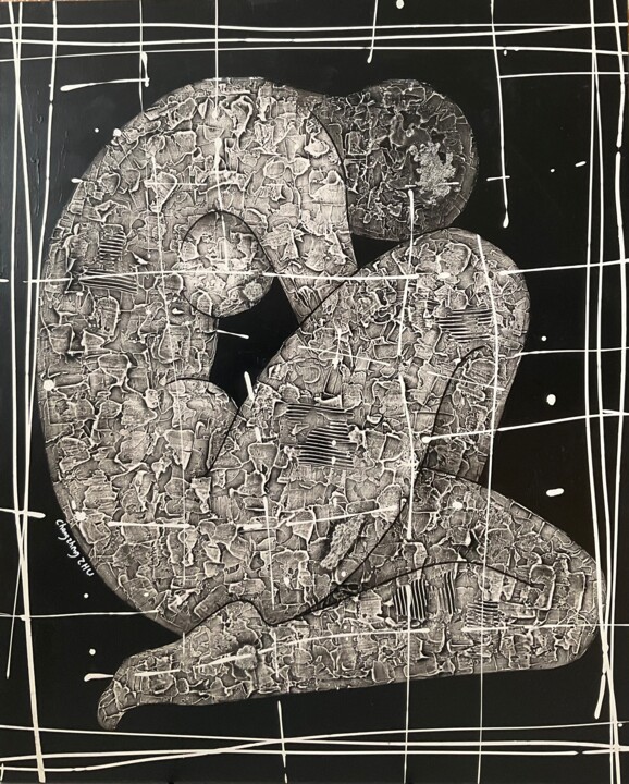 Nu méditant 绘画, 39.4x31.9 in