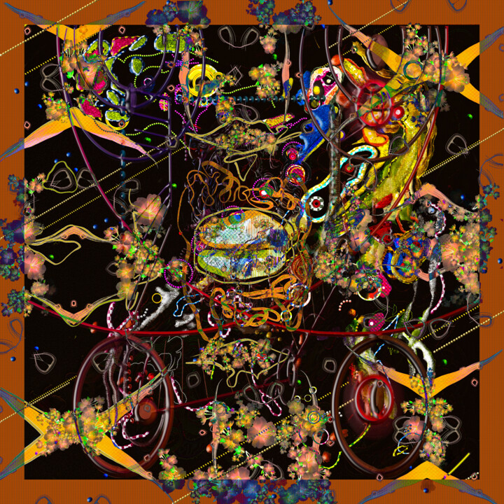 Artes digitais intitulada "‘Artificial Neural…" por Blamemrken, Obras de arte originais, Pintura digital