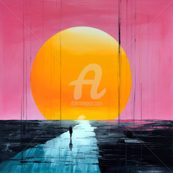 Artes digitais intitulada "Second Secret World…" por Justyna Jaszke, Obras de arte originais, Pintura digital