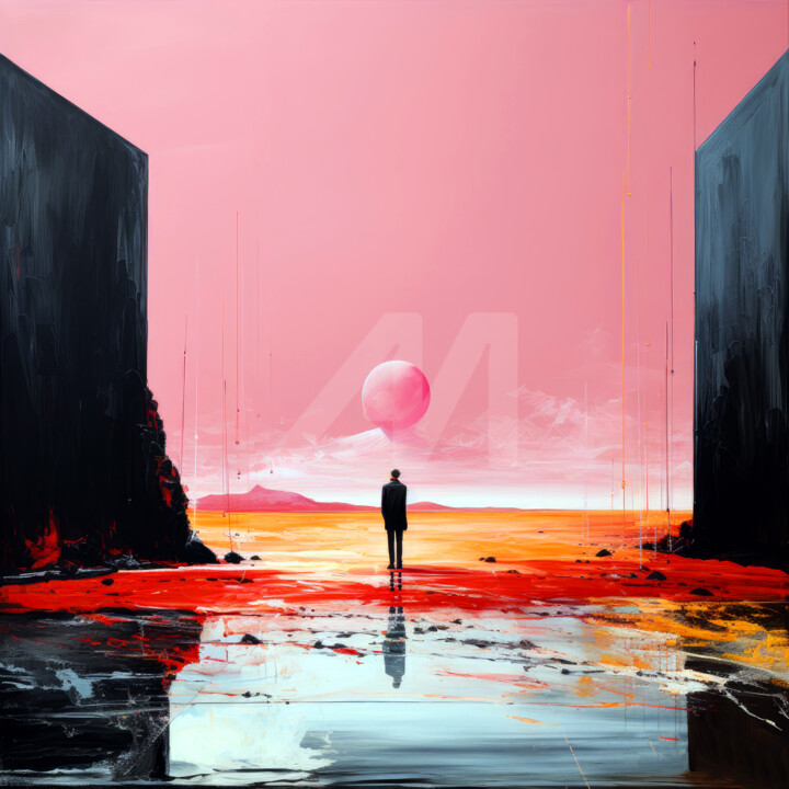 Digital Arts titled "Second Secret World…" by Justyna Jaszke, Original Artwork, Digital Collage