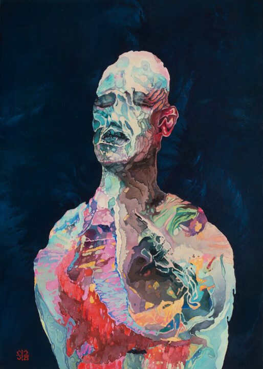 Colourful dreams 绘画, 55.1x39.4 in