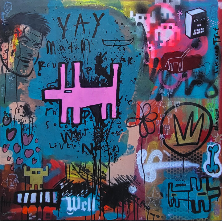绘画,  35.8x35.8 in 