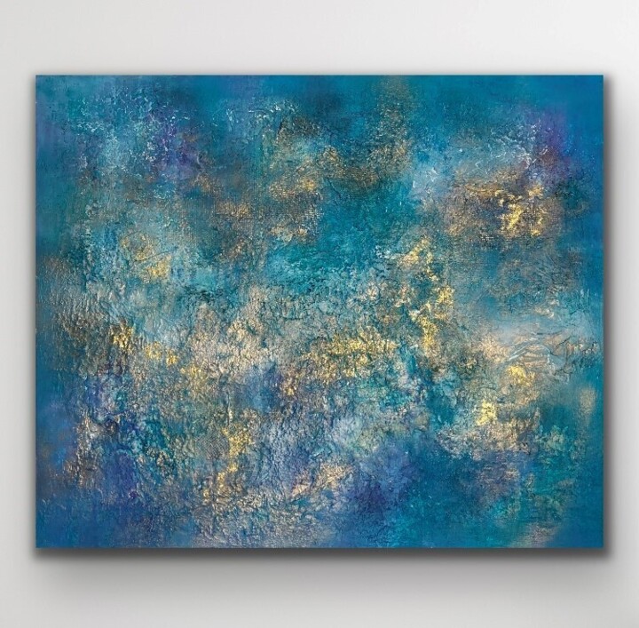 Painting titled "Scent of the sea" by Sabine Runge, Original Artwork, Acrylic