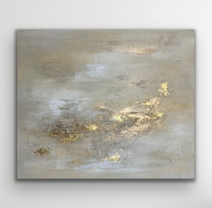 Painting titled "Kalahari" by Sabine Runge, Original Artwork, Acrylic