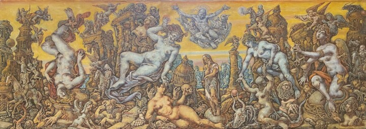 绘画,  22.8x63 in 