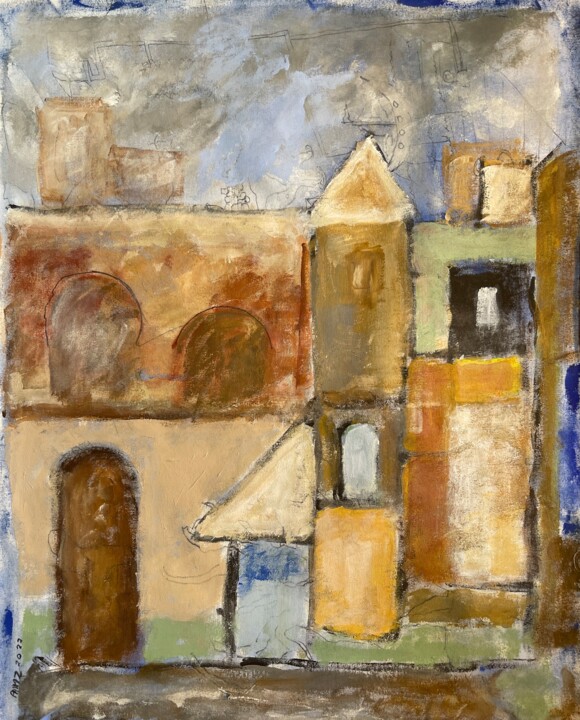 Mi Viejo San Juan 绘画, 20x16 in
