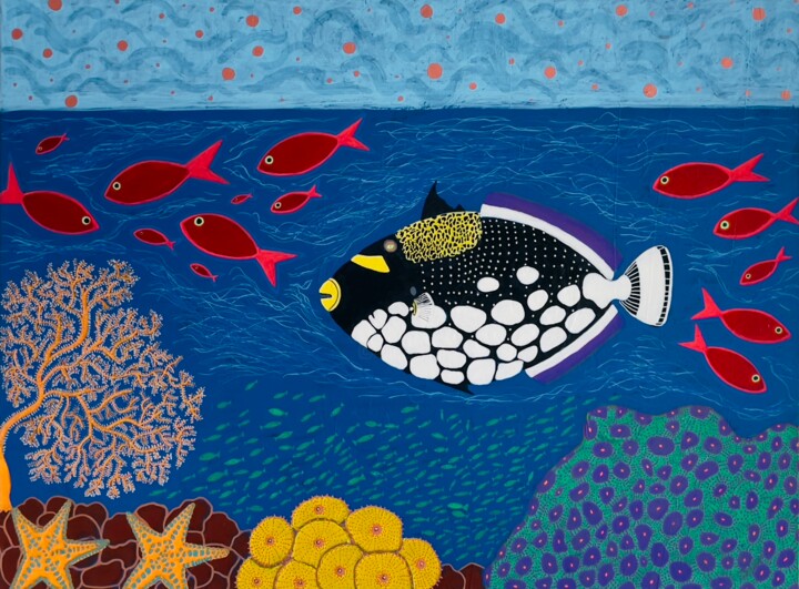 Don't Get Triggered By The Goggle Eyes 绘画, 30x40 in