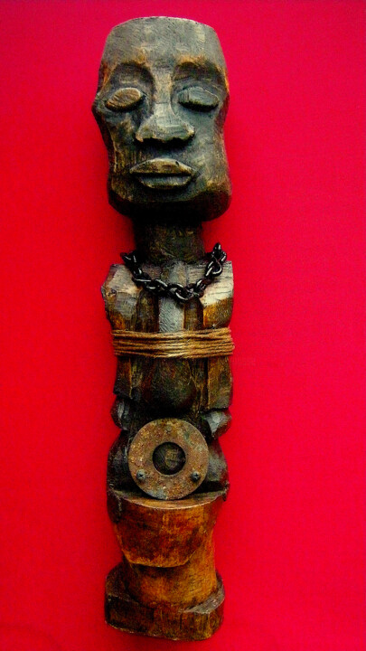voodoo # 37 雕塑, 19.3x4.3 in