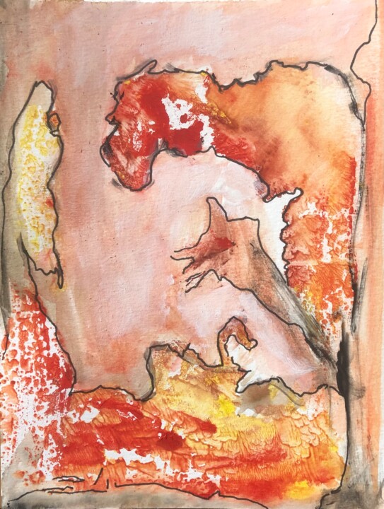绘画,  8.3x5.7 in 