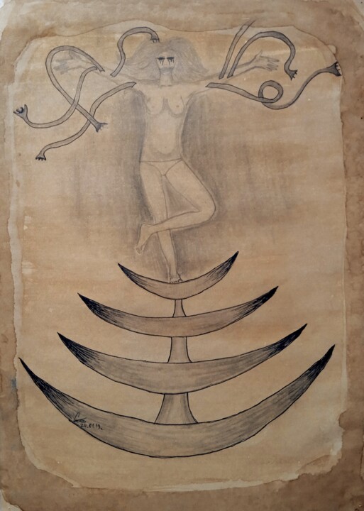 绘画,  16.5x11.8 in 