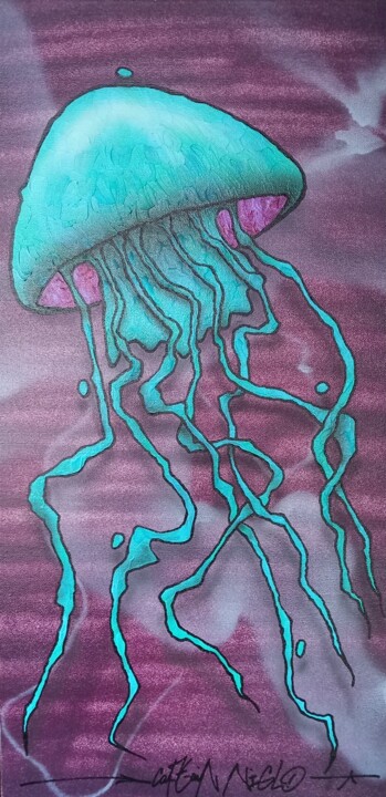Médusa 绘画, 23.6x11.8 in