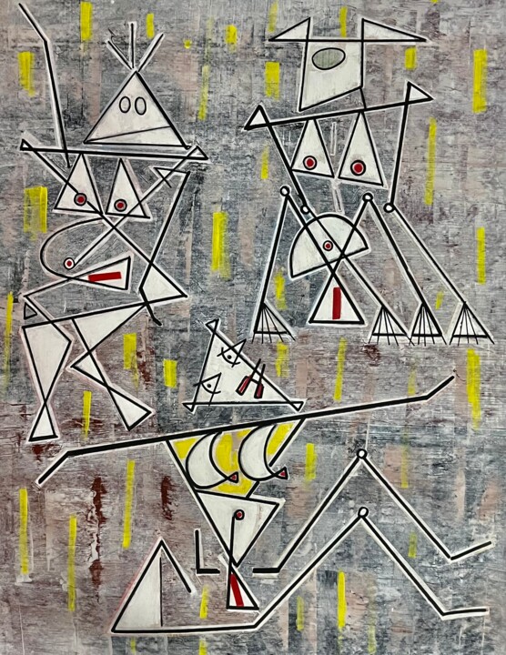 Mixmee 绘画, 51.2x38.2 in