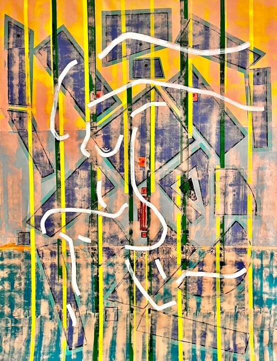 绘画,  51.2x38.2 in 