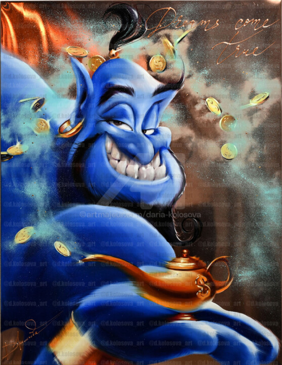 Genie 绘画, 37x28.4 in