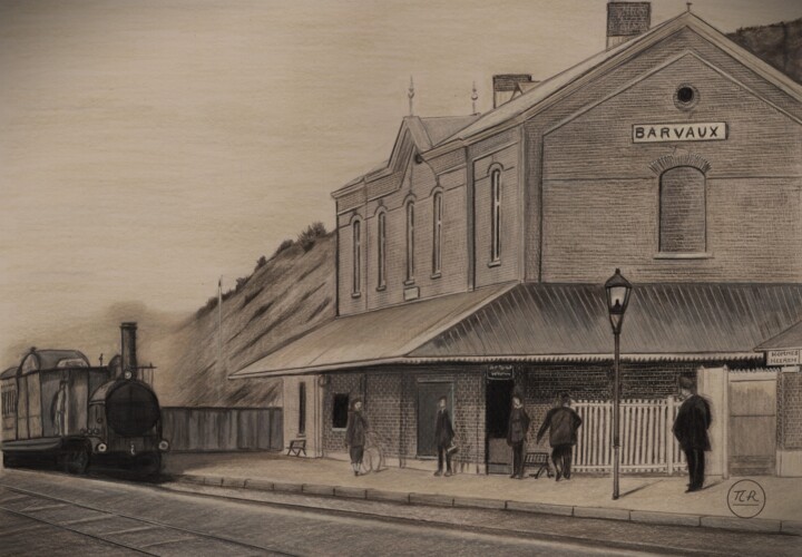 Gare de Barvaux 图画, 11x15.8 in