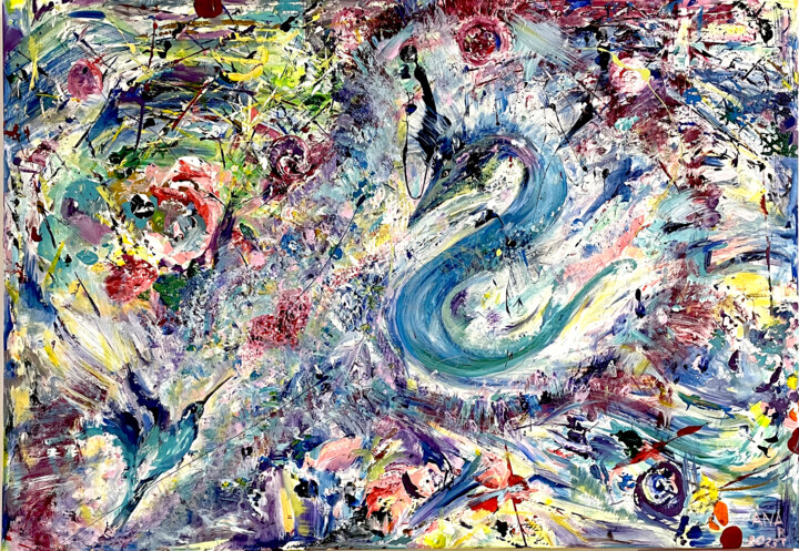 Follow Your Heart... 绘画, 27.6x39.4 in