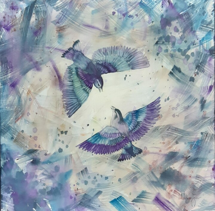 绘画,  15.8x15.8 in 